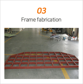 unit inspection fixture - process - 03-Frame fabrication